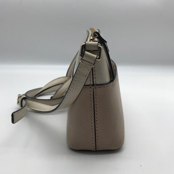 Kate Spade Mauve & Ivory Pebbled Leather Grove Street Millie Crossbody Bag - Picture 4 of 12